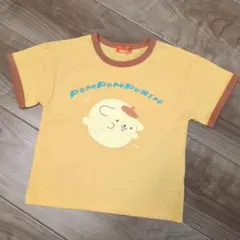 【タグ付き新品未使用】サンリオ ポムポムプリン リンガーネック 半袖 Tシャツのサムネイル