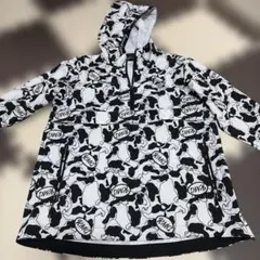 KMG 犬柄 総柄 パーカー