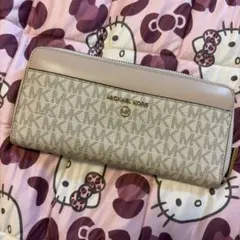 MICHAEL KORS 長財布 ラウンドファスナー モノグラム - メルカリ