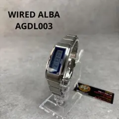希少新品！WIRED ALBA デジタル AGDL003 腕時計のサムネイル