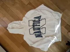 NAUTICA ホワイト リバーシブルパーカー