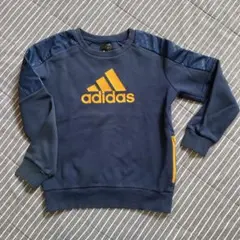 adidas キッズ トレーナー ネイビー