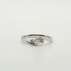 pt900 プラチナ900 2.8g ダイヤ0.1カラット 11号リング - メルカリ