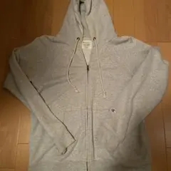 Champion グレー ジップアップフーディ Lサイズ