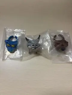 ズートピア2 ファッションリング ゲイリー、パウバート、ニブルズ