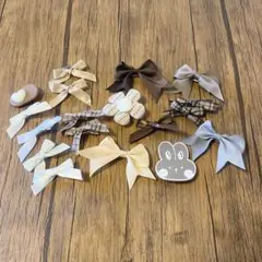 キッズヘアクリップ大量セット 未使用 リボン うさぎ