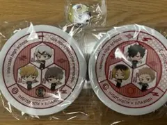 ハイキュー!! 稲荷崎・音駒お皿、木兎缶バッチセット