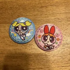パワーパフガールズ・刺繍缶バッジ