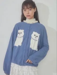 merry jenny cat×cat カーディガン（ブルー）完売品