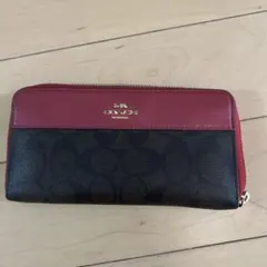 COACH シグネチャー ラウンドファスナー 長財布 - メルカリ