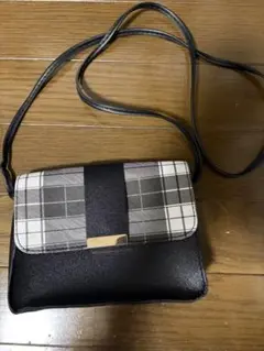 チェック柄 ショルダーバッグ