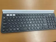 logi ワイヤレスキーボード 日本語配列 グレー - メルカリ