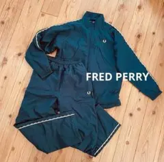 フレッドペリー　FRED PERRY ジャージ　上下　セットアップ　M 2026年最新】Fred Perry ランニングウェア ジャージ上下セットの人気