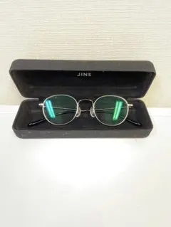 JINS クリアレンズ メタルラウンドフレーム