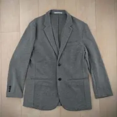 ユニクロ　コンフォートジャケット風　グレー テーラードジャケット L