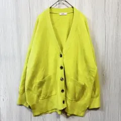 【美品】アースミュージック＆エコロジー オーバーサイズ ニットカーディガン F