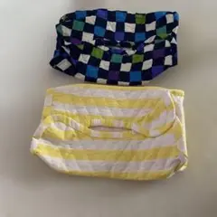 【美品】BOXティシュケース　手作り　2個セット