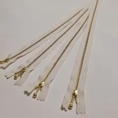 ファスナー40cm　ベージュ　クッション　新品未使用