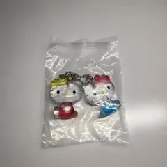 カプセルトイ　サンリオ　なかよしドロップチャーム　キティ　ミミィ　キーホルダー