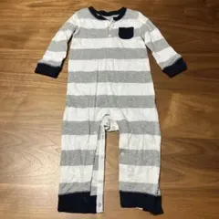 baby GAP ストライプロンパース 18-24ヶ月