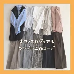 オフィスカジュアル×シンプル まとめ売り コーデ売り レディース服 秋服 新品入