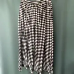 サマンサモスモス　Samantha mos 2 ギンガムチェック ロングスカート