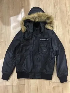 【超美品】ALPHA INDUSTRIES ファー付フライトジャケット