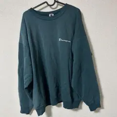 Champion ダークグリーン スウェット