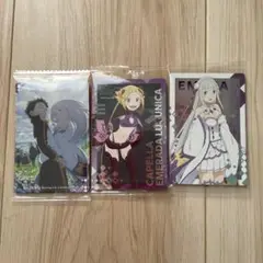 Re:ゼロ キャラクターカード 3枚セット