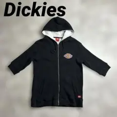 ★ディッキーズ　フルジップパーカー　七分袖　ブランドロゴ　Lサイズ