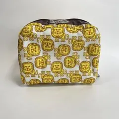 LeSportsac レスポートサック スクエア型 コスメポーチ ライオン柄