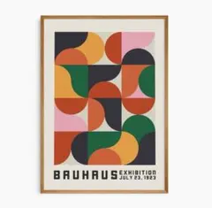A2ポスター｜Bauhaus インテリアポスターアブストラクトアート