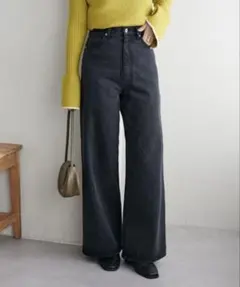 ★DISCOAT★USコットンデニムワイドパンツ