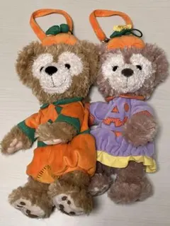 TDS ダッフィー シェリーメイ ぬいぐるみポーチ ハロウィン