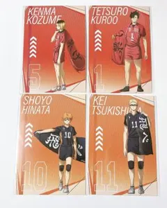 ハイキュー ハイキュープラザ 特典 ポストカード 黒尾　日向　影山　孤爪