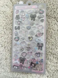 r*♡様 【正規品】ボンボンドロップシール　しろくろボンボン　クーリア