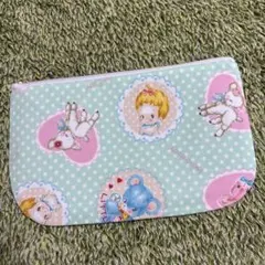ハローベイビー♡パステルカラー　ペタンコポーチ