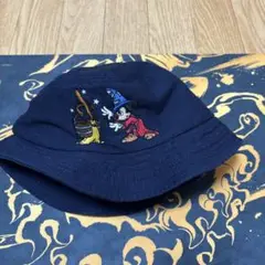 ミッキーマウス バケットハット ネイビー
