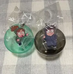 千*！様 忍たま　アクリルゆらゆらマーカー　土井半助　善法寺伊作　セット　ガチャ