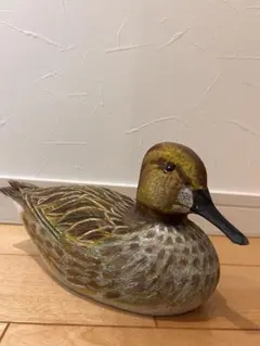 デコイ stoney point decoys サイン入り 置物 鴨 彫刻 - メルカリ