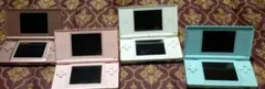 ジャンク品　ニンテンドー DS Lite 4台セット 充電器4つ