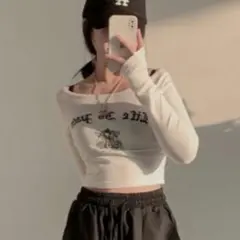 amood 長袖 Tシャツ