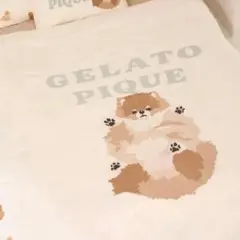 gelato pique ジェラートピケ スムーズィー柴犬ジャガードブランケット