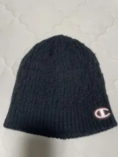 Champion 黒 ニット帽