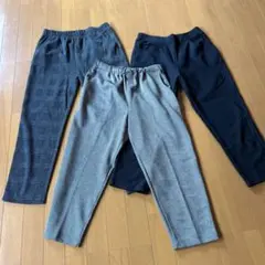 ウール・ポリエステル スラックス 3点セット