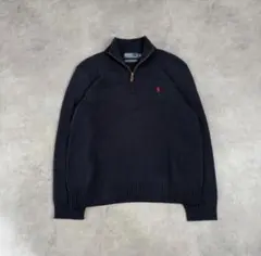 POLO RALPH LAUREN ハーフジップニットM