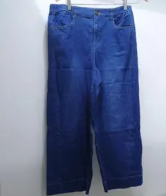 デニム ワイドパンツ エウルキューブ eur3 大きめ ズボン ゆったり13