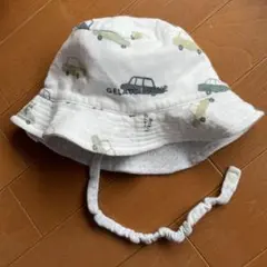 GELATO PIQUE ベビー帽子 ヒモ付き 綿100%