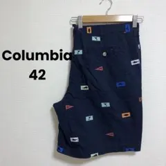 Columbia 42 usa古着 フィッシュ柄 ゆるだぼ 刺繍 ハーフパンツのサムネイル