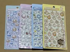 ちいかわ ボンボンドロップシール 第一弾 4枚セット ハチワレ うさぎ 集合